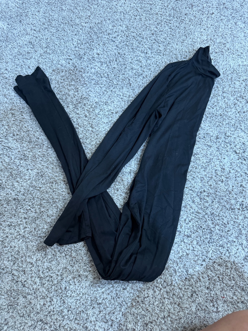 Fashion Nova Full One Piece Black